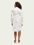 SCOTCH & SODA - ROBE CHEMISE MIDI BRODÉE