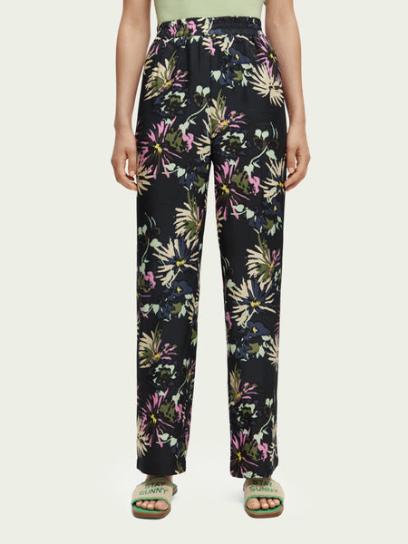 SCOTCH & SODA - The Gia taille mi-haute jambe large imprimée