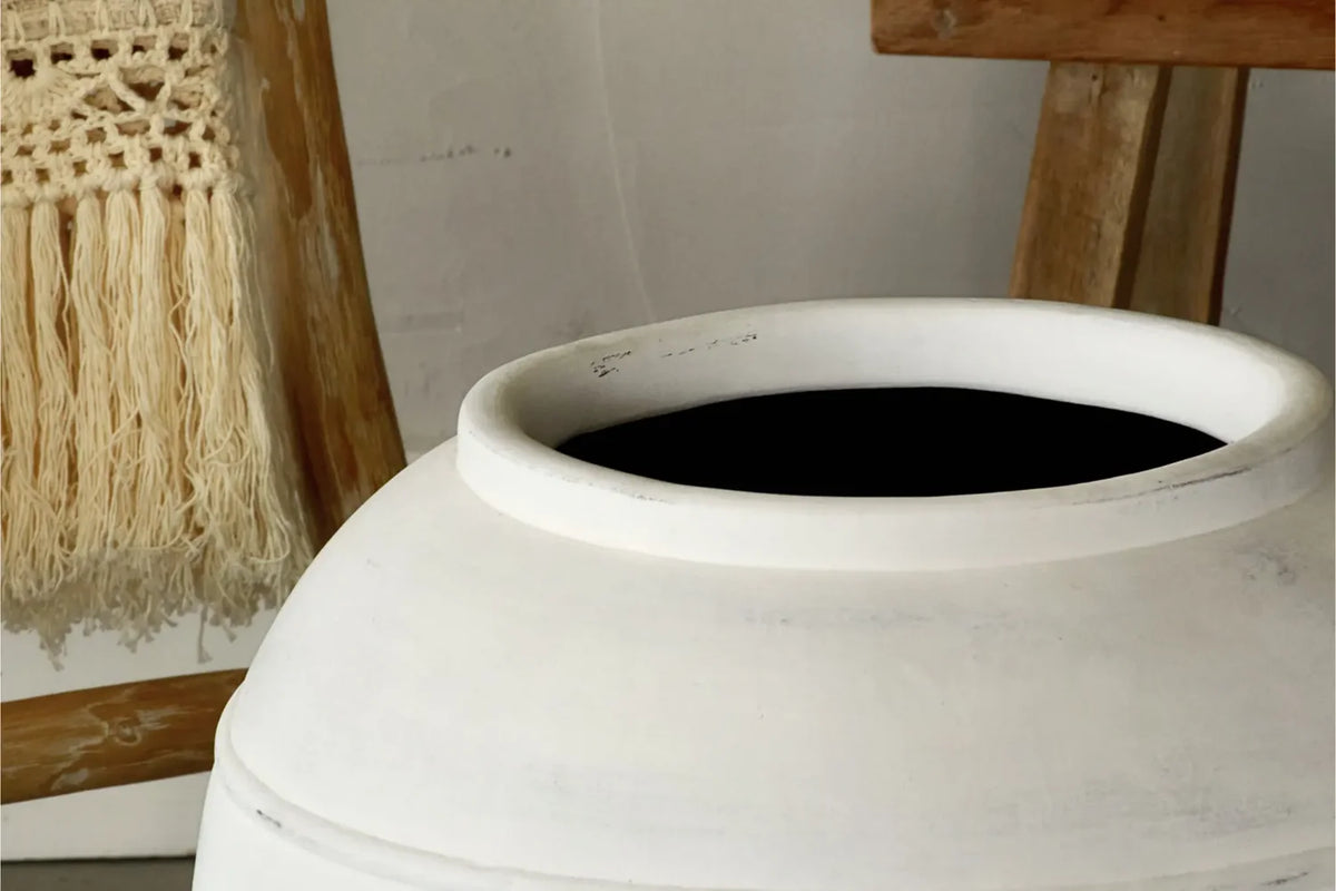 pot DALYA blanc CRUSOË