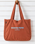 CABA EN LIN MOCHA MAISON PEPIN CABAS SAC maison pepin