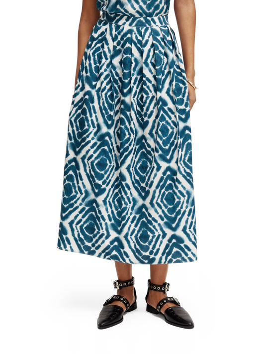 174972-Tie-dye printed midi skirt Woman Scotch & Soda   