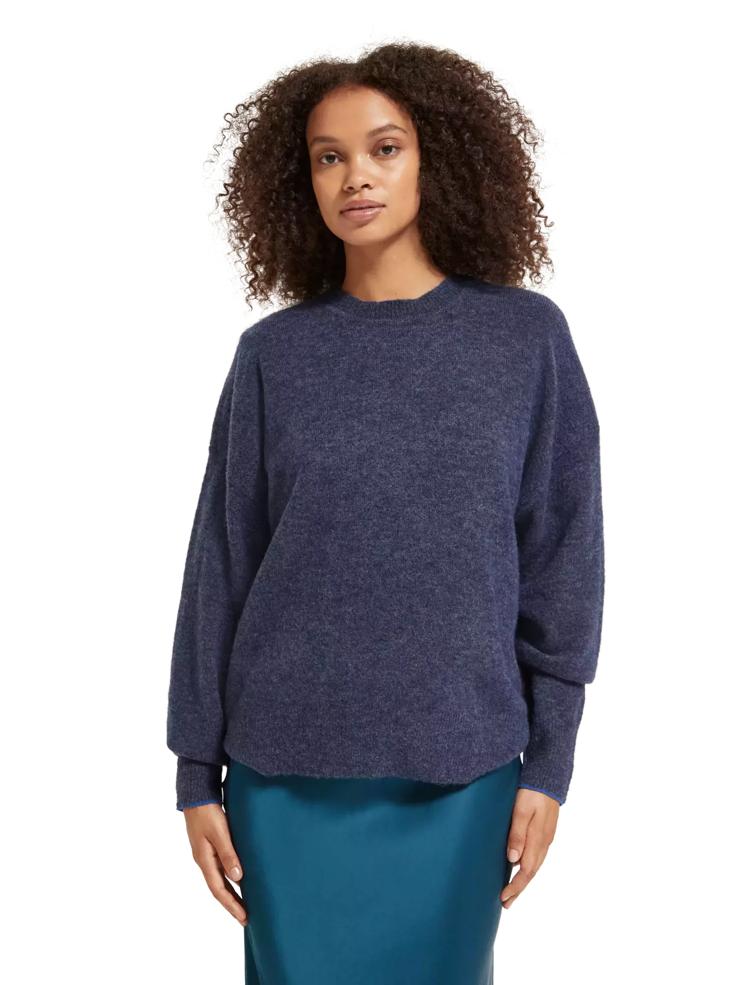 Fuzzy Crewneck Sweater clothing Scotch & Soda   