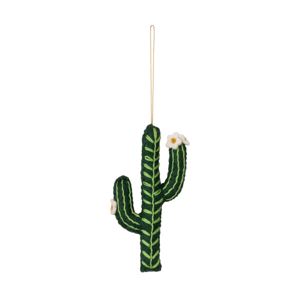 Handmade Wool Felt Cactus-XT0636C