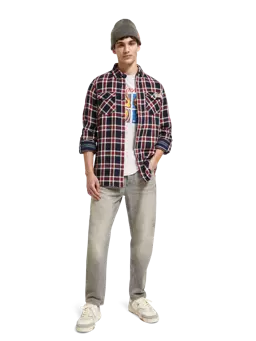 SCOTCH & SODA - ARCHIVE DOUBLE FACE TWILL CHECK Apparel & Accessories Scotch & Soda   