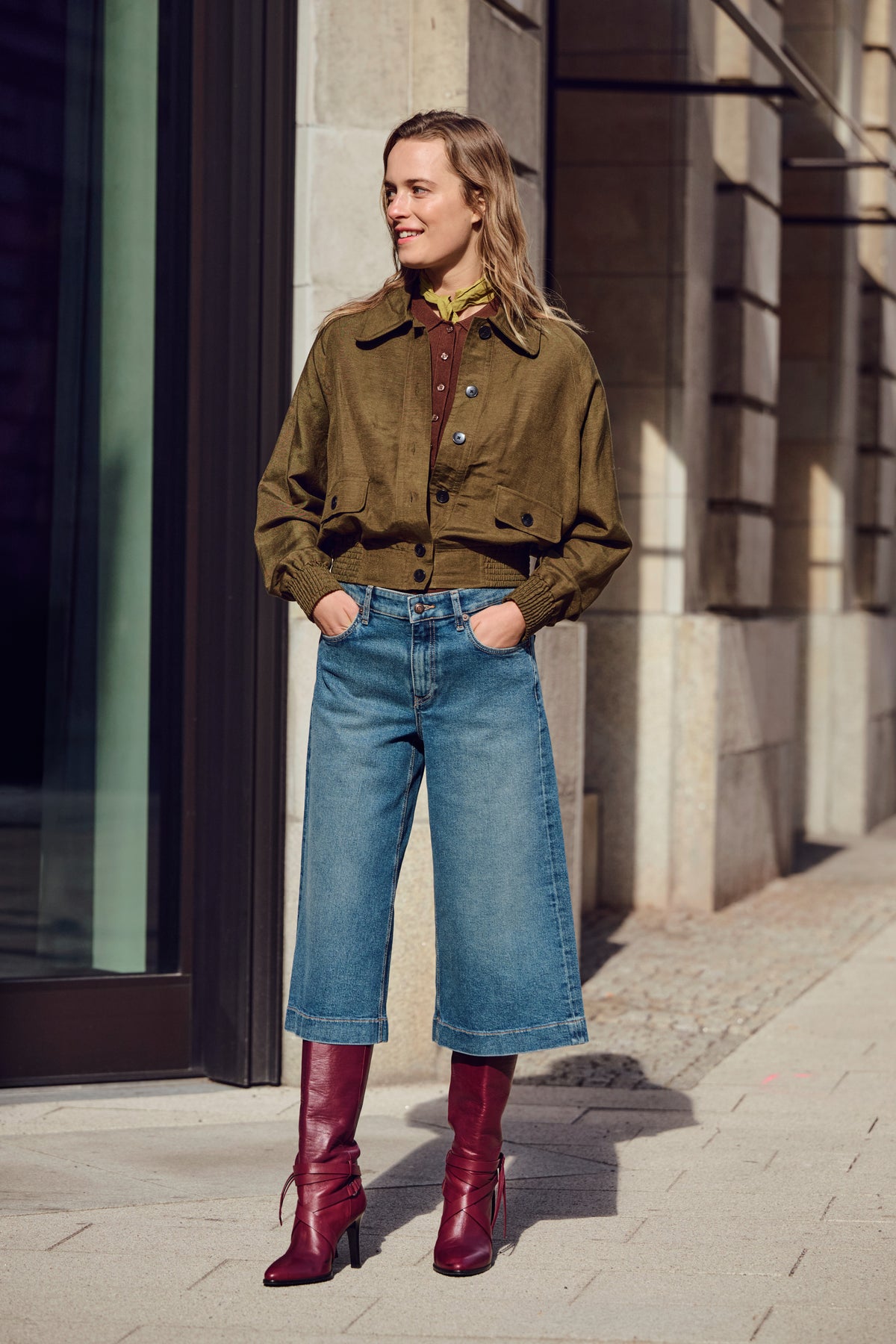 LONGBERMUDA Culotte; Rigid Cool Woman MAC JEANS