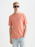 3 Crosses Cotton-Linen Regular-Fit T-Shirt Men T-Shirts Scotch Soda Homme