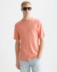 3 Crosses Cotton-Linen Regular-Fit T-Shirt Men T-Shirts Scotch Soda Homme