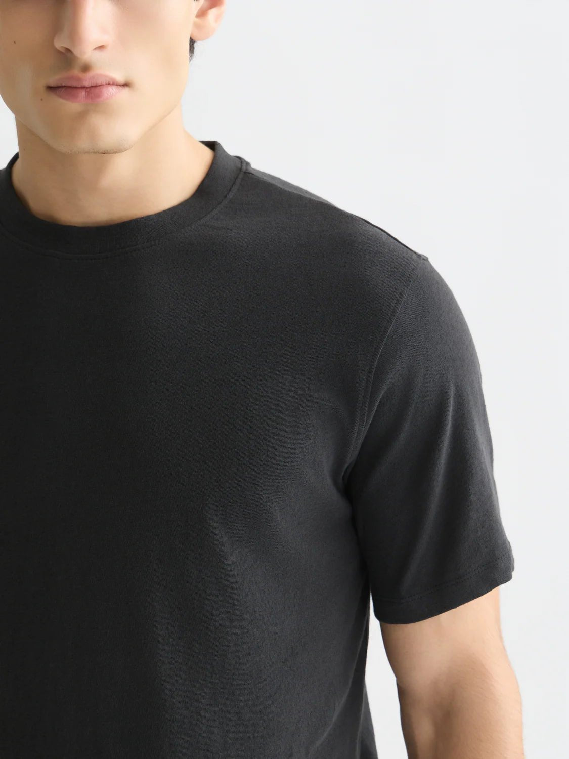 3 Crosses Cotton-Linen Regular-Fit T-Shirt Men T-Shirts Scotch Soda Homme METEORITE XXL