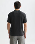 3 Crosses Cotton-Linen Regular-Fit T-Shirt Men T-Shirts Scotch Soda Homme METEORITE M