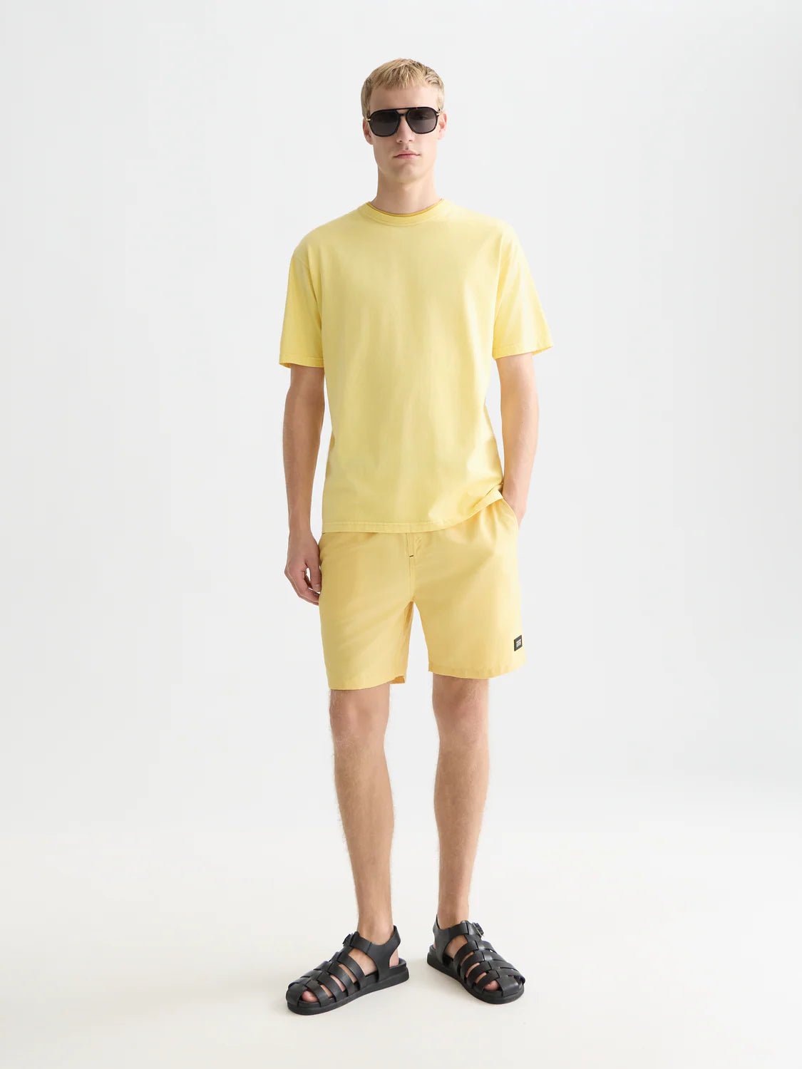 3 Crosses Garment-Dyed Relaxed-Fit T-Shirt Men T-Shirts Scotch Soda Homme