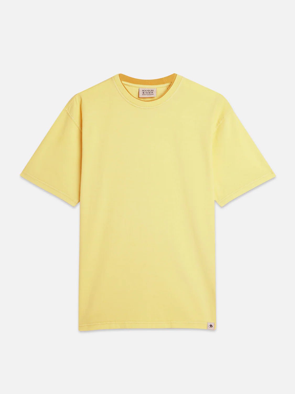 3 Crosses Garment-Dyed Relaxed-Fit T-Shirt Men T-Shirts Scotch Soda Homme