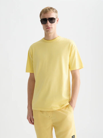 3 Crosses Garment-Dyed Relaxed-Fit T-Shirt Men T-Shirts Scotch Soda Homme