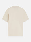 3 Crosses Pique Relaxed-Fit Garment-Dyed Polo Men Polos Scotch Soda Homme Eggnog XXL