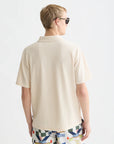 3 Crosses Pique Relaxed-Fit Garment-Dyed Polo Men Polos Scotch Soda Homme Eggnog L
