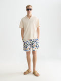 3 Crosses Pique Relaxed-Fit Garment-Dyed Polo Men Polos Scotch Soda Homme Eggnog S