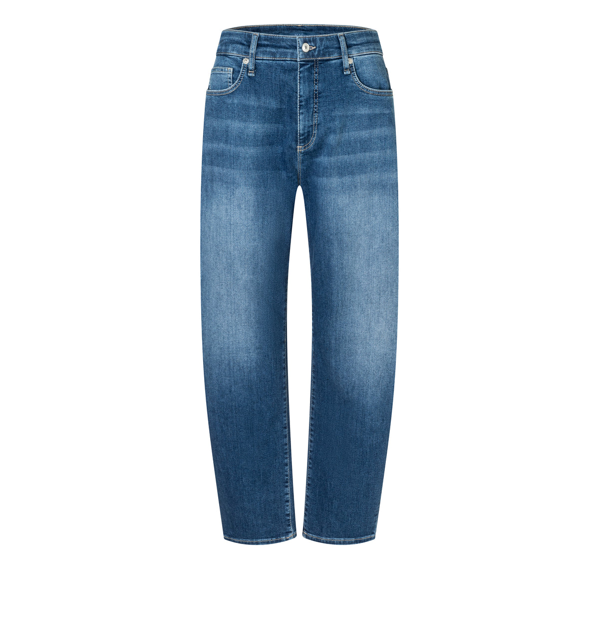 DANNI; Light Authentic Denim Woman MAC JEANS Midblue Used Washed 32