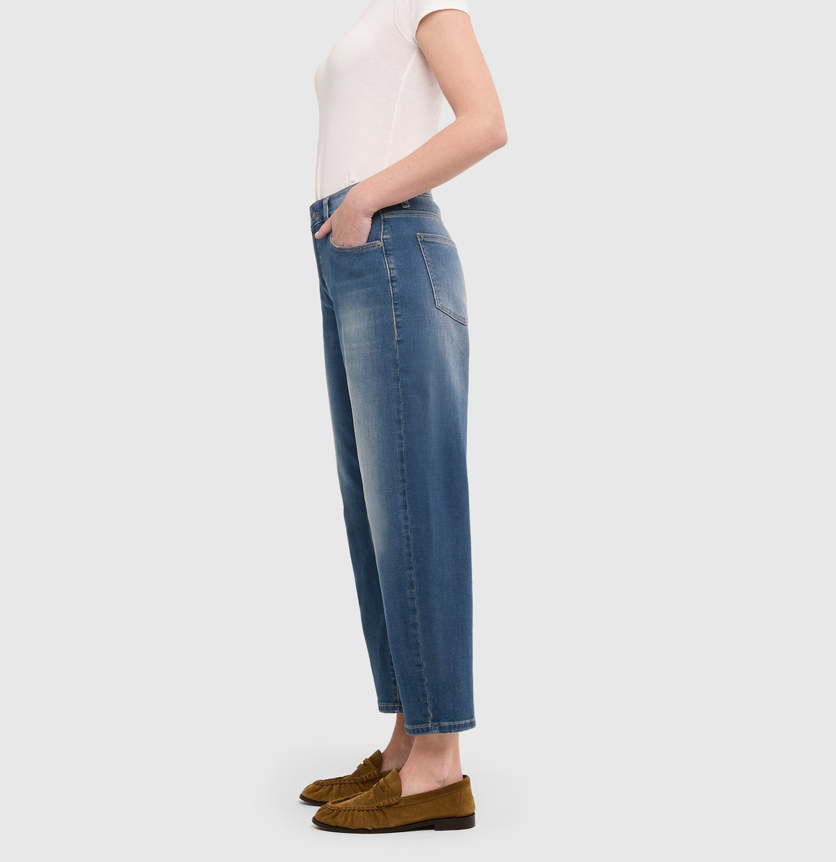 DANNI; Light Authentic Denim Woman MAC JEANS