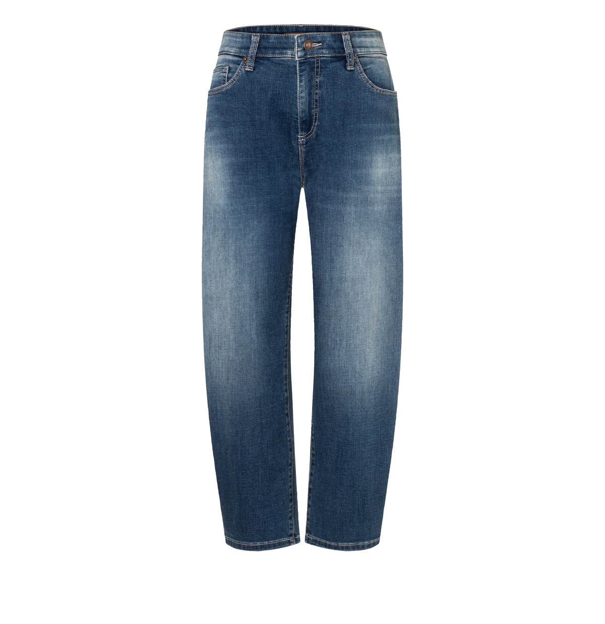 DANNI; Light Authentic Denim Woman MAC JEANS Stormy Midblue Brown 32