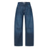 OHIO Barrel; Auth. Comfort Vintage Denim Woman MAC JEANS Blue Mended Wash 32