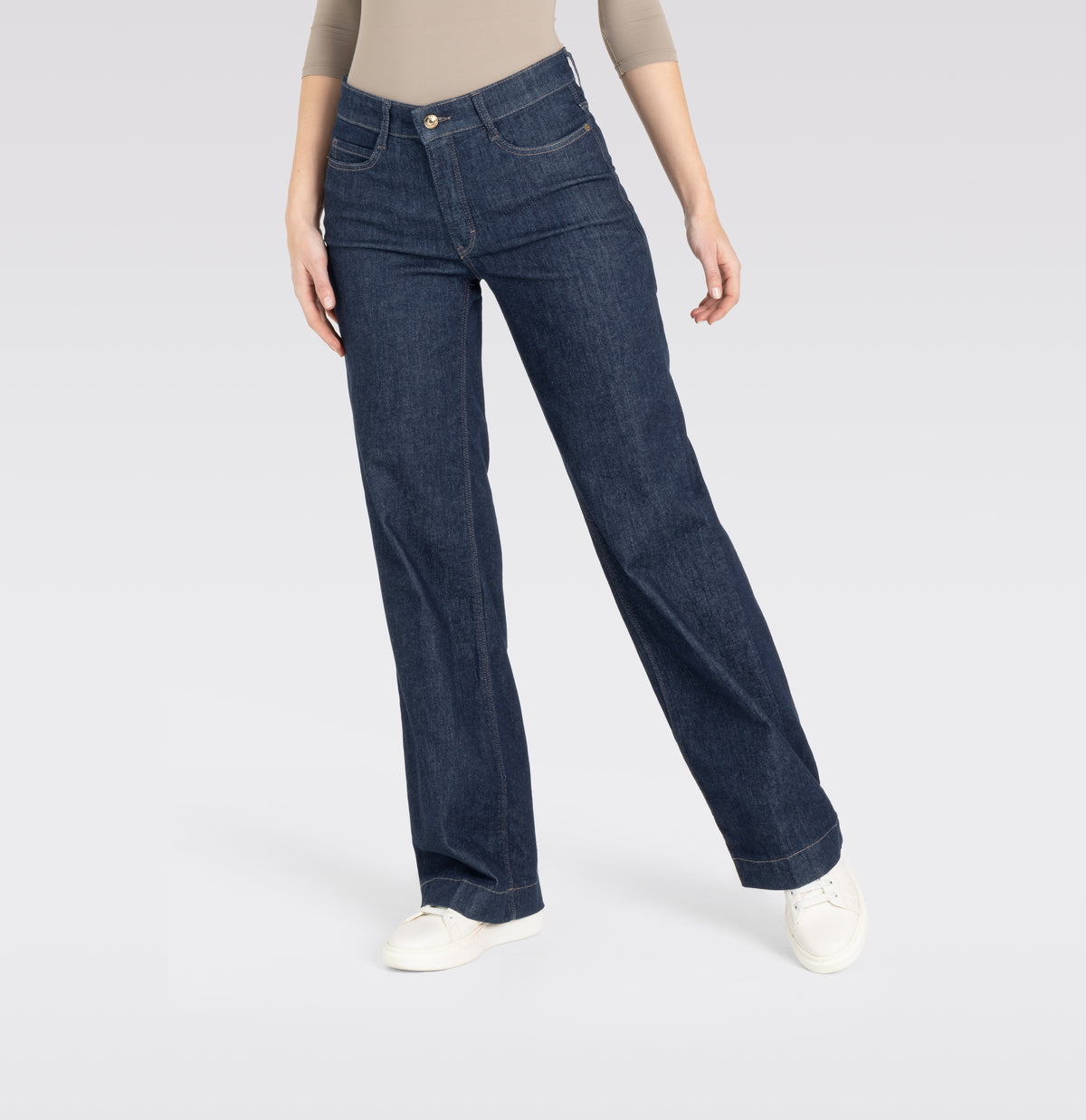 WIDE; Authentic Stretch Denim Woman MAC JEANS