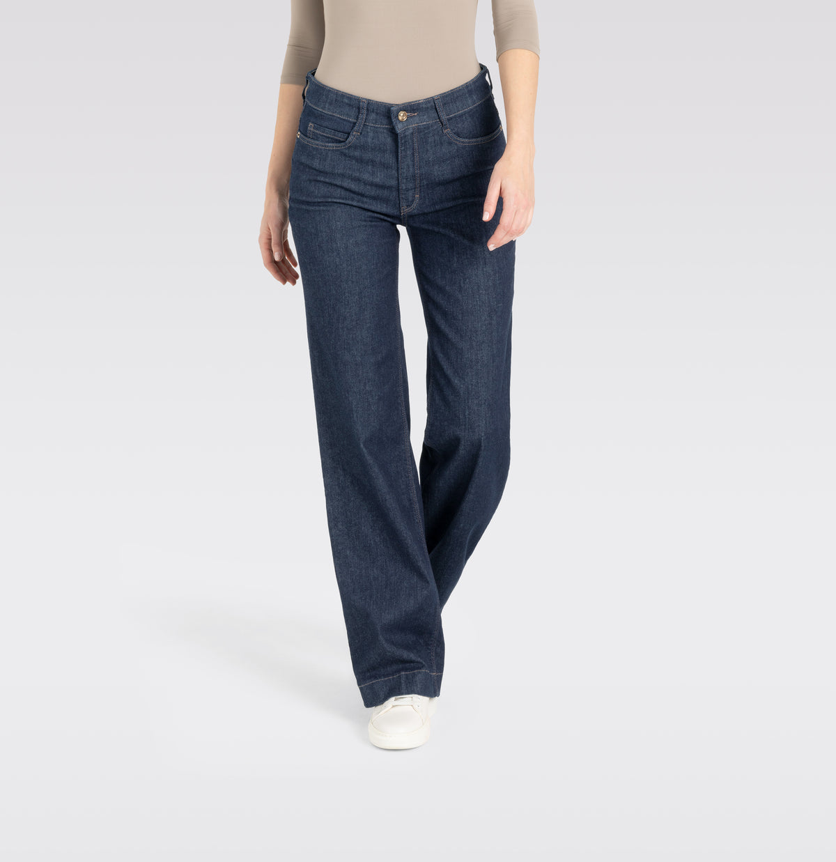 WIDE; Authentic Stretch Denim Woman MAC JEANS