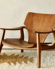 Chaise lounge Nordik en teck massif chair CRUSOË