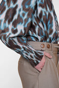 GEISHA Animal-Print Blouse Woman GEISHA