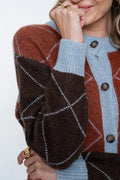 GEISHA Argyle Cardigan Woman GEISHA