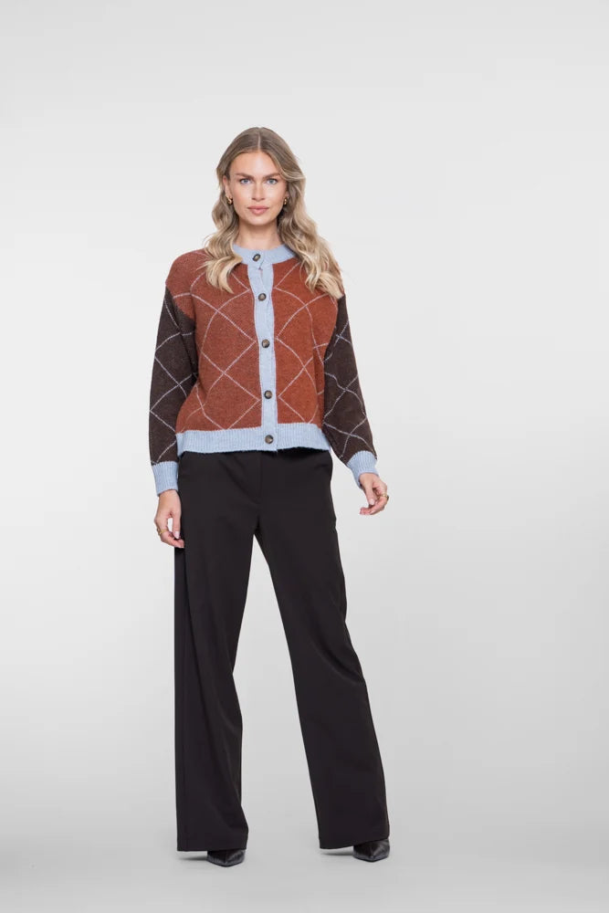 GEISHA Argyle Cardigan Woman GEISHA