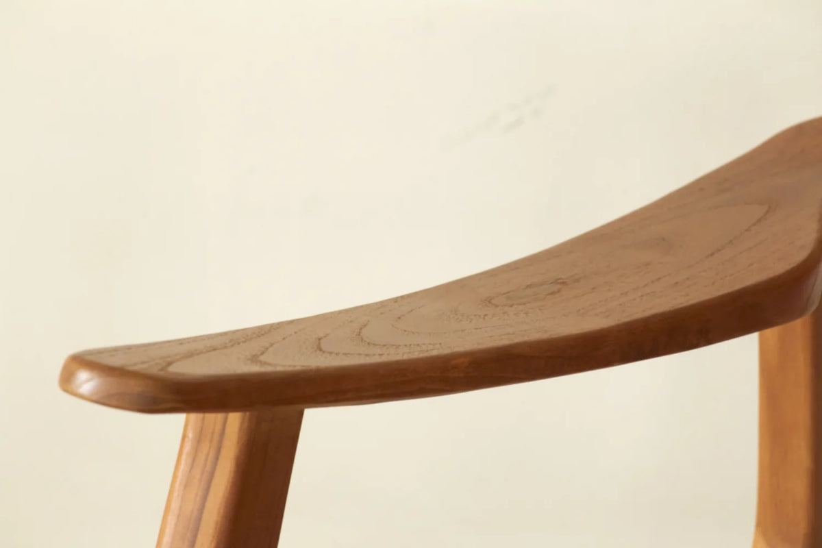Chaise lounge Nordik en teck massif chair CRUSOË