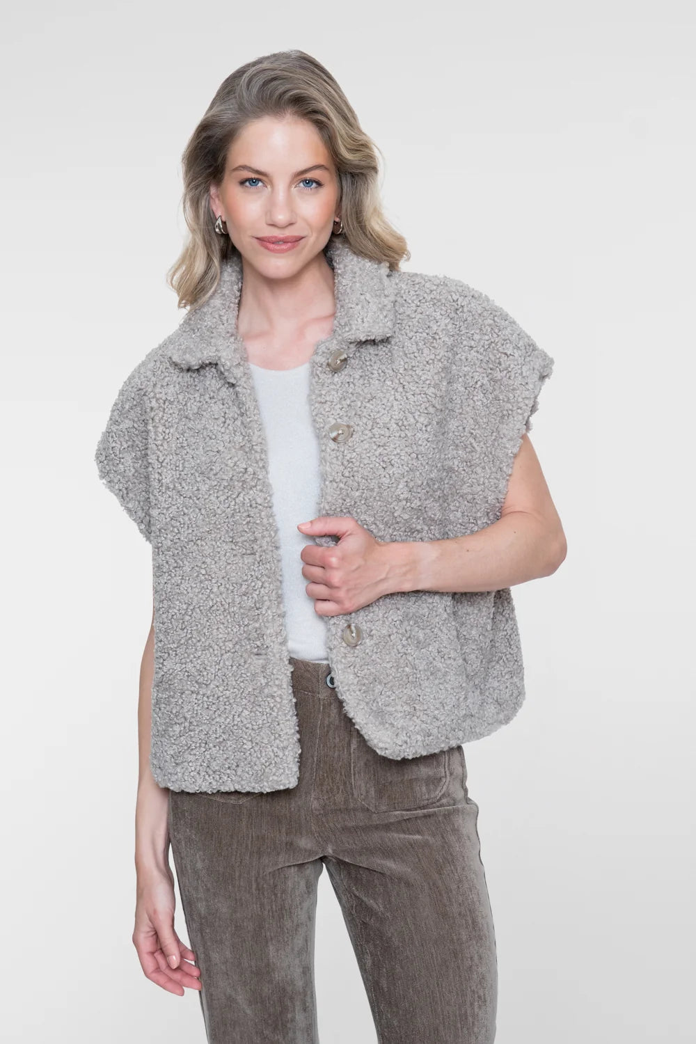 GEISHA Teddy Gilet Woman GEISHA