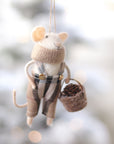 Tartan Tim Mouse Holiday Ornament Accessoire décoratif Indaba trading co