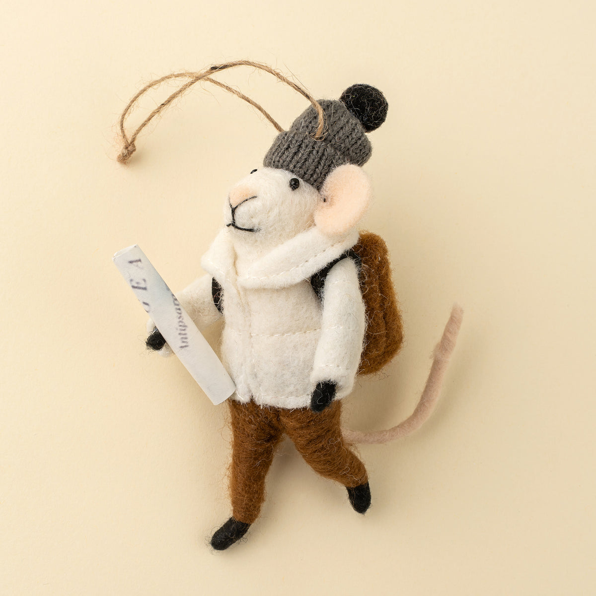 Bundled Benjamin Mouse Holiday Ornament Indaba trading co