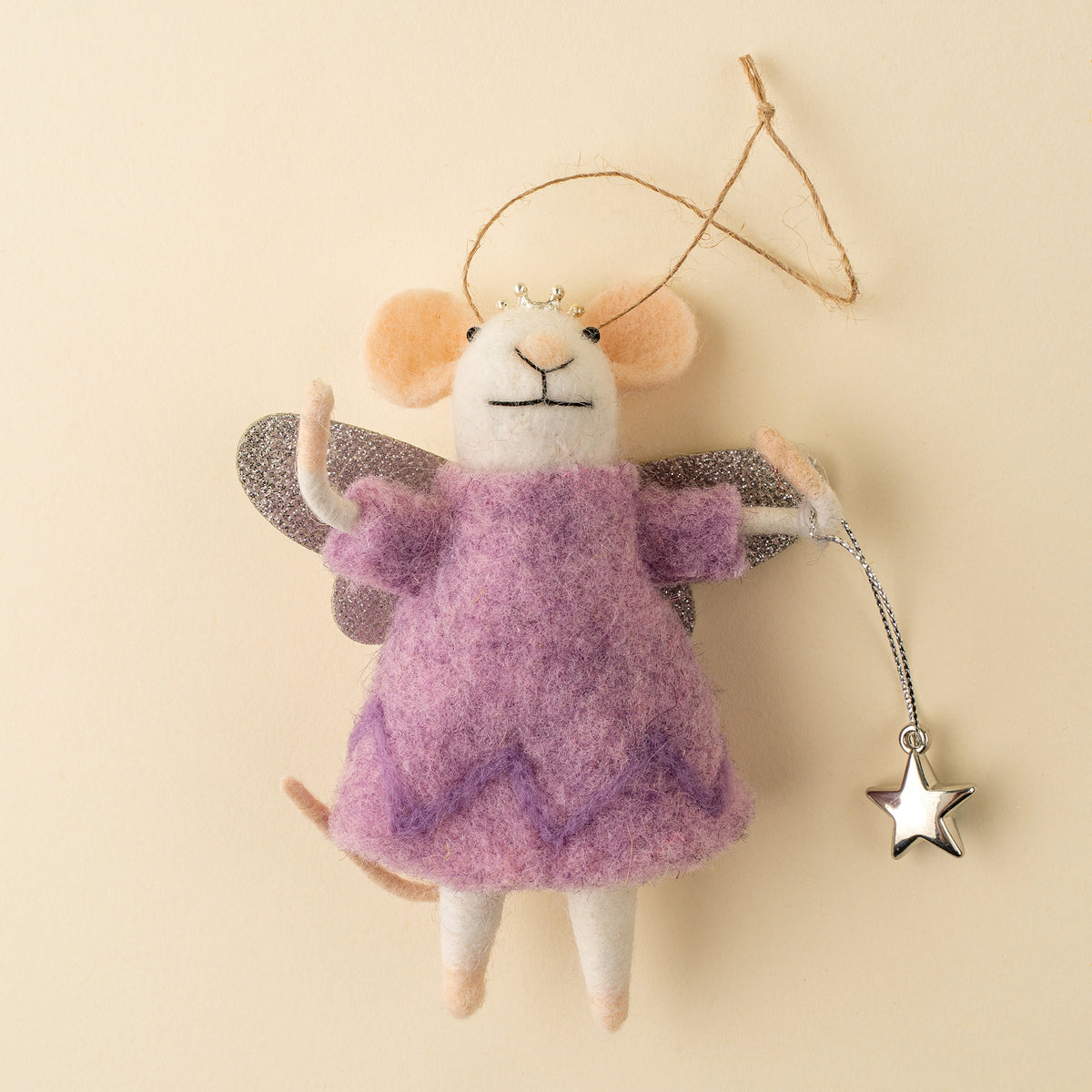 Fairytale Florence Mouse Holiday Ornament Accessoire décoratif Indaba trading co