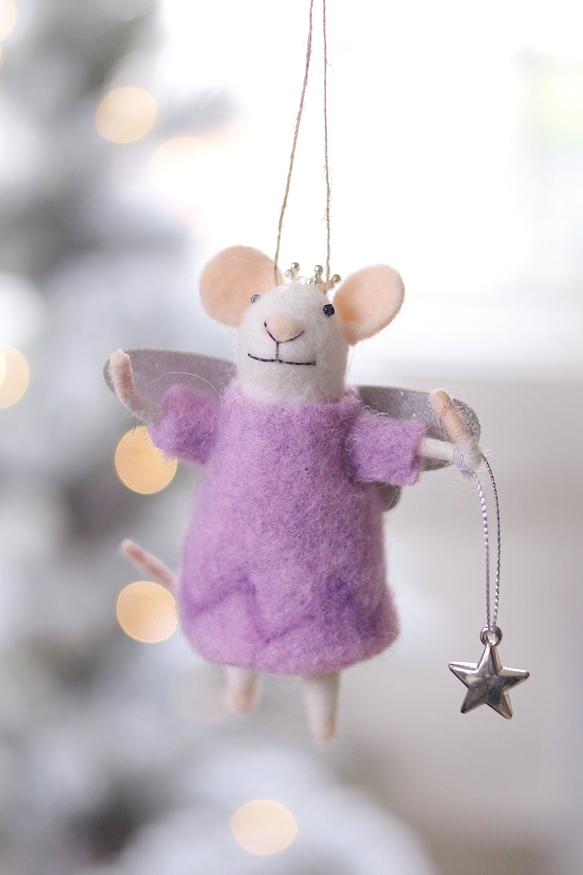 Fairytale Florence Mouse Holiday Ornament Accessoire décoratif Indaba trading co