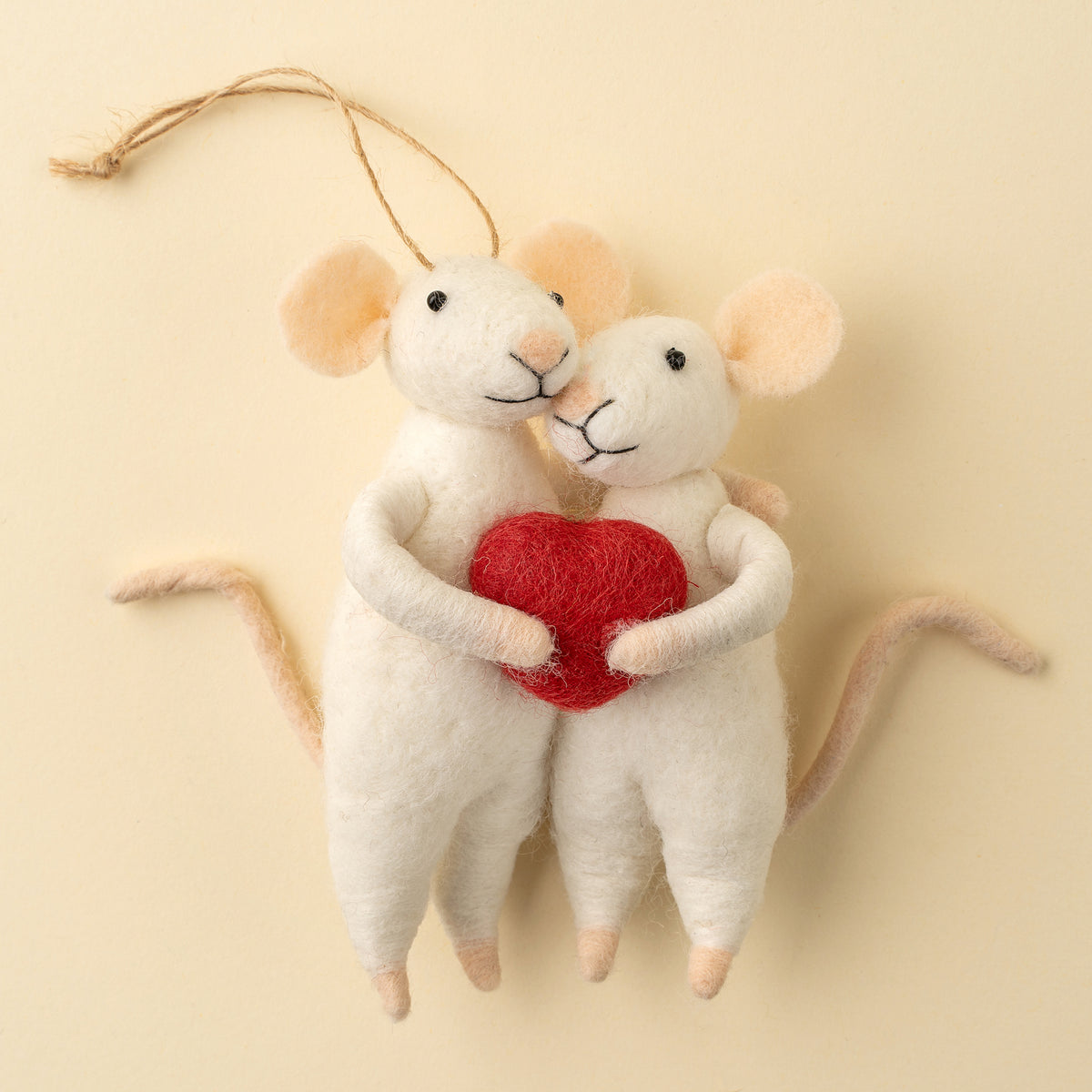 Sweetheart Mice Holiday Ornament Indaba trading co