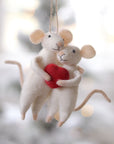 Sweetheart Mice Holiday Ornament Indaba trading co
