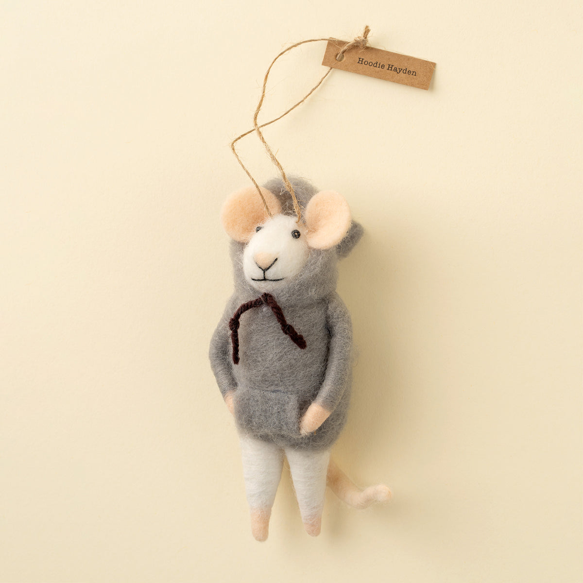 Hoodie Hayden Mouse Holiday Ornament Christmas Decoration Indaba trading co