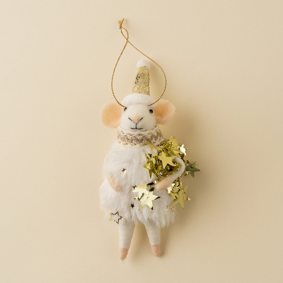Starbright Simon Mouse Holiday Ornament Christmas Decoration Indaba trading co
