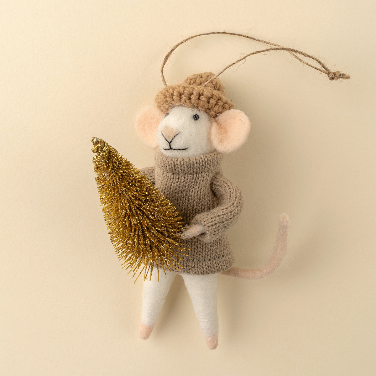 Cozy Cole Mouse Holiday Ornament Christmas Decoration Indaba trading co
