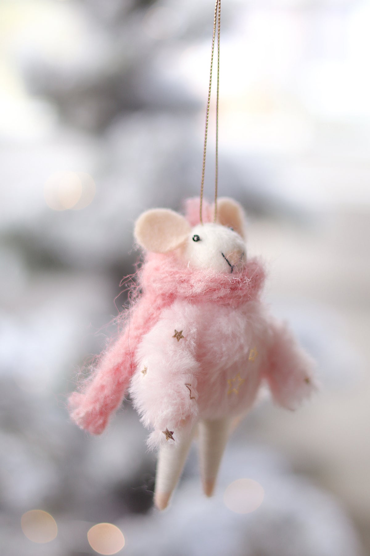 Blizzard Bella Mouse Holiday Ornament Christmas Decoration Indaba trading co
