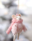Blizzard Bella Mouse Holiday Ornament Christmas Decoration Indaba trading co