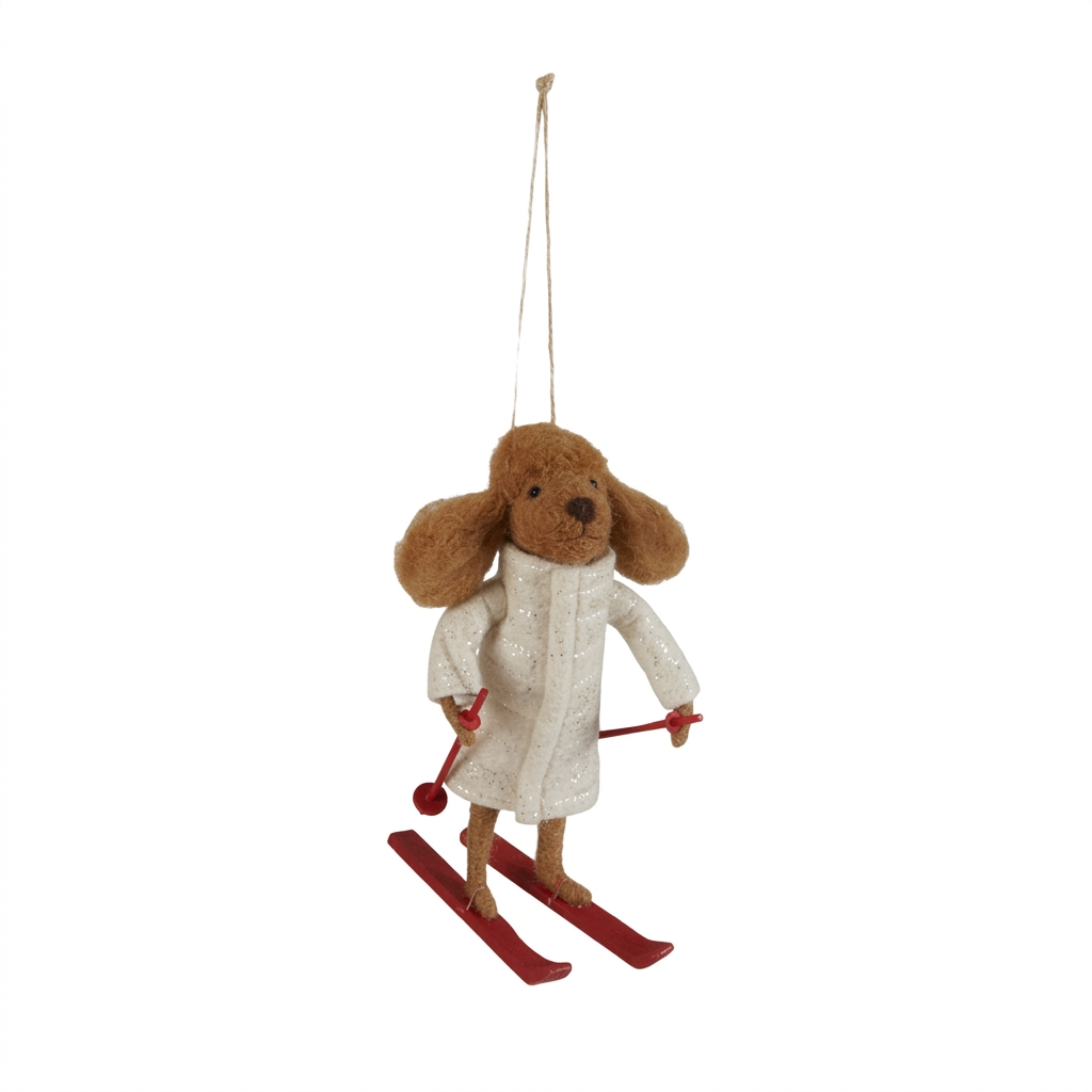 Courchevel Wool Felt Dog XT2533B