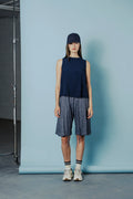 Pacifica Top Tencel T-Shirts BODYBAG Navy XS