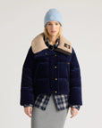 Manteau matelassé en velours côtelé Blaise KANUK