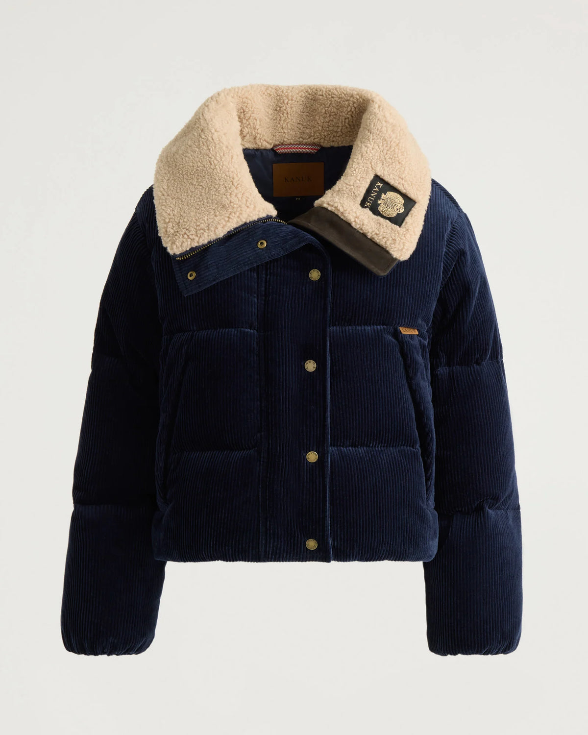 Manteau matelassé en velours côtelé Blaise KANUK