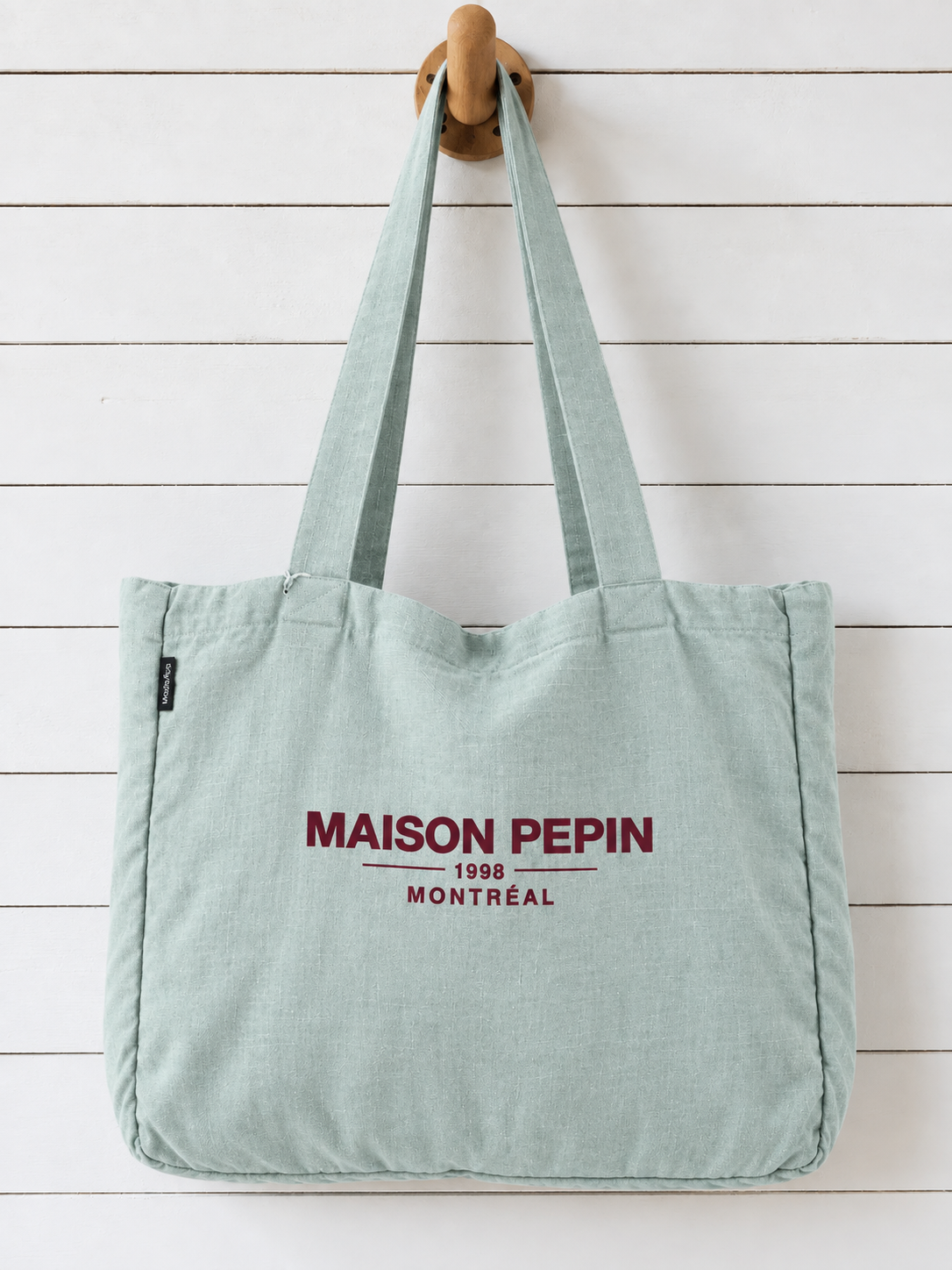 CABA EN LIN SEA FOAM MAISON PEPIN CABAS SAC maison pepin