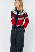ClareLL Knit Cardigan Woman LOLLYS LAUNDRY Red XS/TP