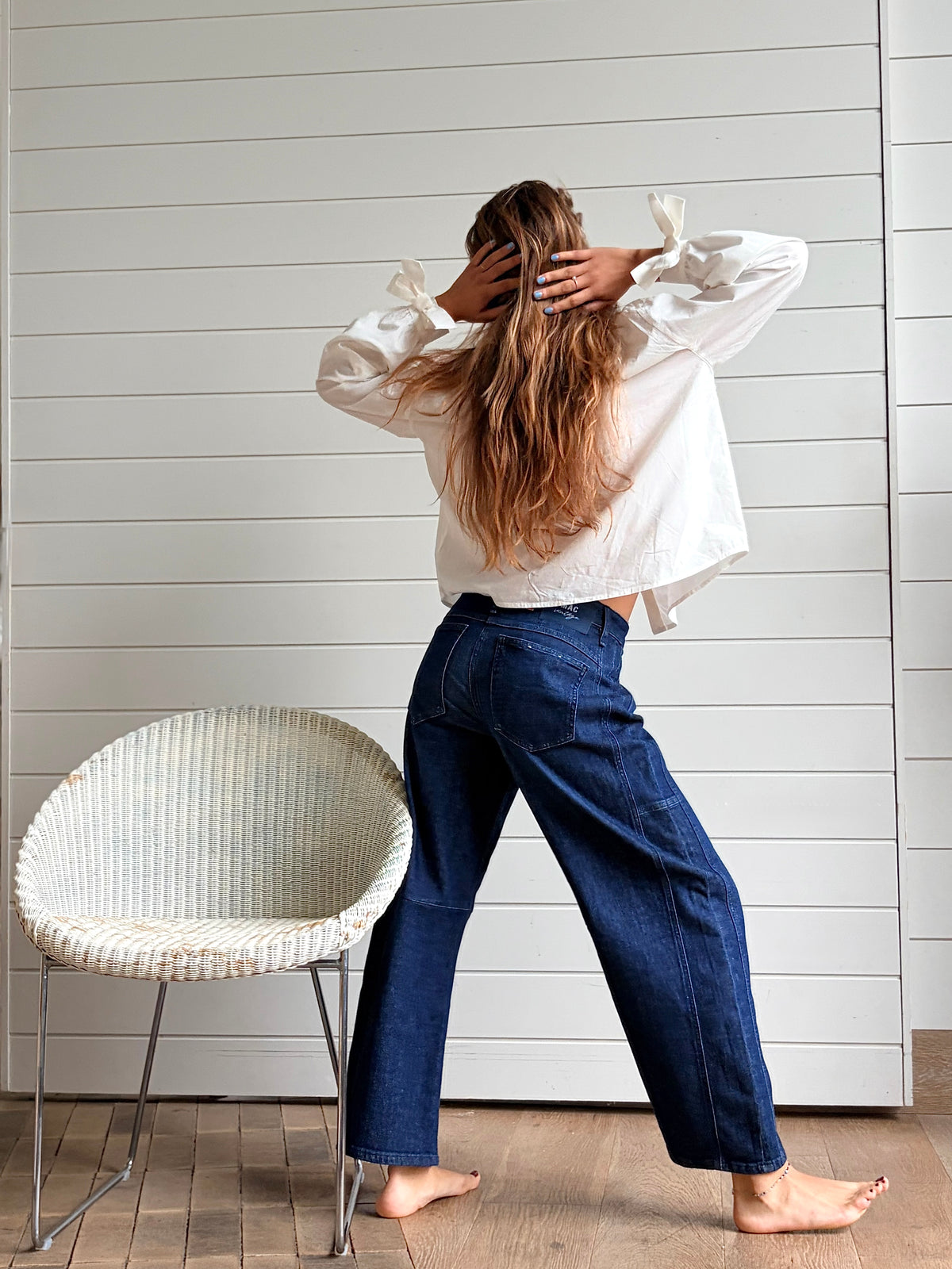 OHIO Barrel; Auth. Comfort Vintage Denim Woman MAC JEANS