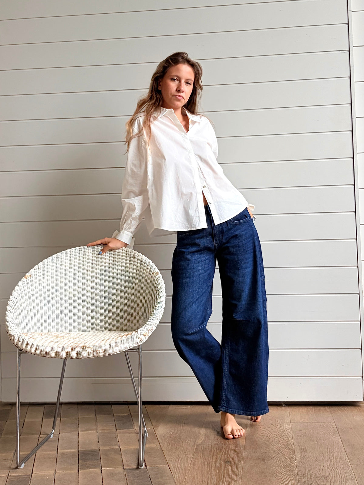 OHIO Barrel; Auth. Comfort Vintage Denim Woman MAC JEANS